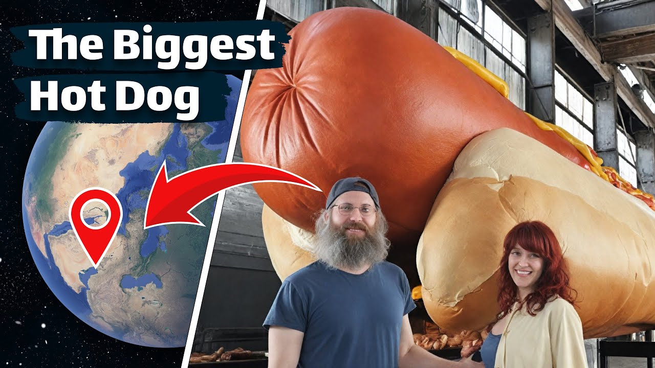 The Biggest Hot Dog 🌭 on Google Earth 🌎 and Google Maps #googleearth #googlemaps #hotdog #hotdogs