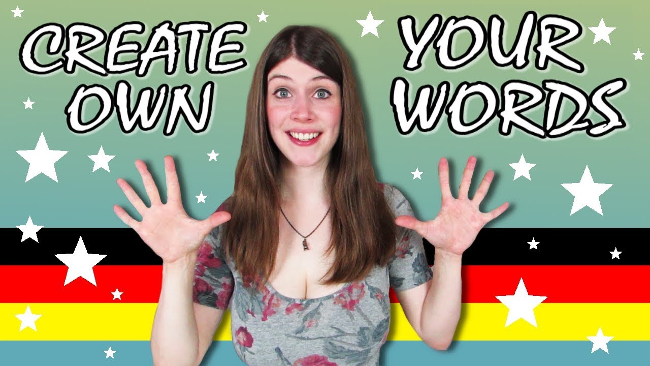 How to make up YOUR OWN GERMAN WORDS like a NATIVE SPEAKER