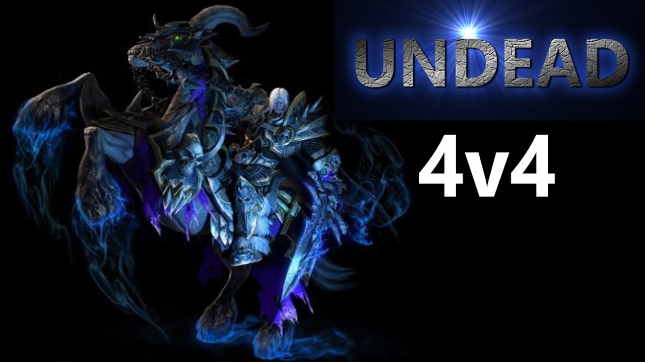 Warcraft 3 Undead (4v4) Random Team Game [Deutsch/German] WC3 Reforged | Full Gameplay