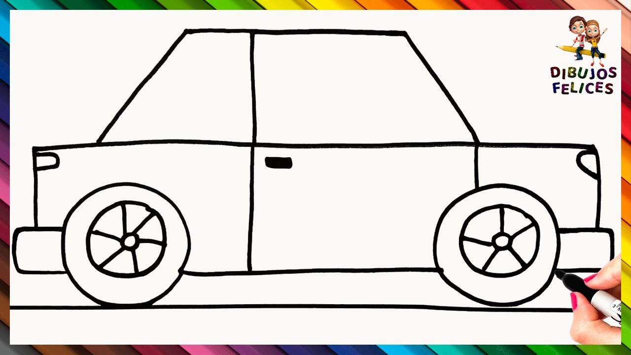Cómo Dibujar Un Carro Paso A Paso 🚗 Dibujo De Carro