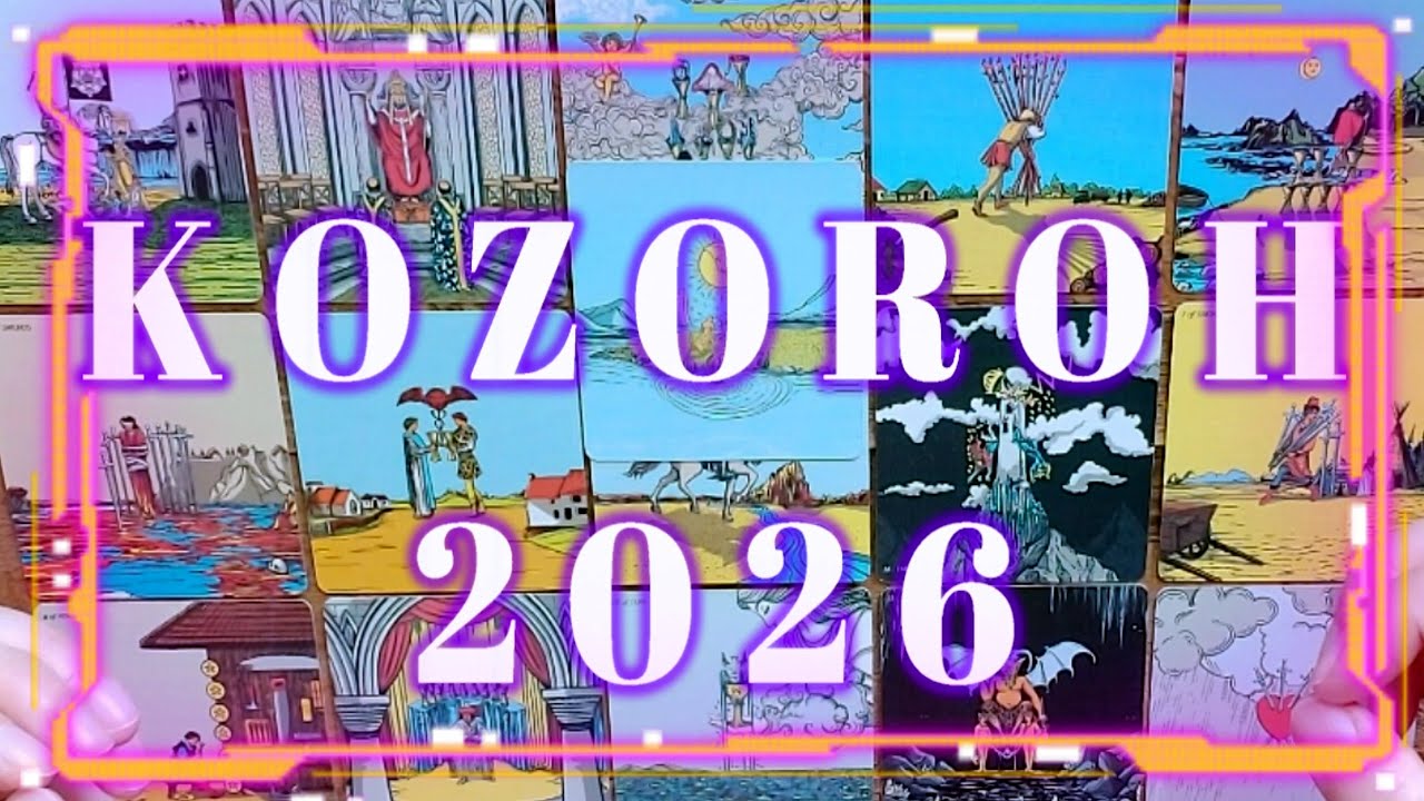 ♑ KOZOROH - 2026 předpověď 2️⃣0️⃣2️⃣6️⃣