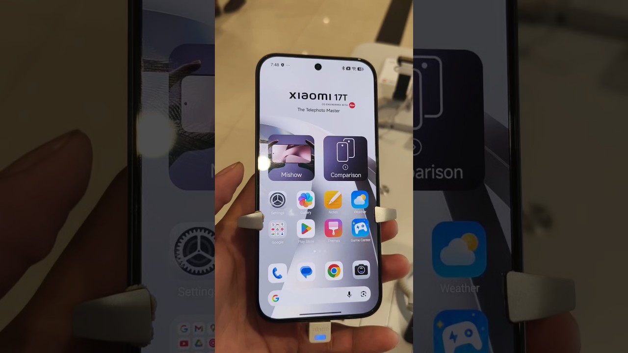 The Xiaomi 17T features a120Hz AMOLED display Dimensity 8500-Ultra processor #xiaomi17t #xiaomi
