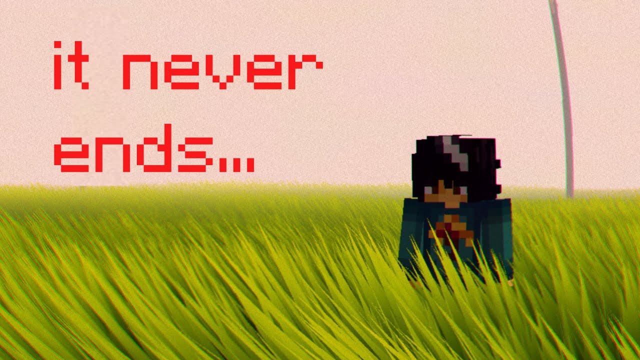 trying to escape the backrooms in minecraft while stoned...
