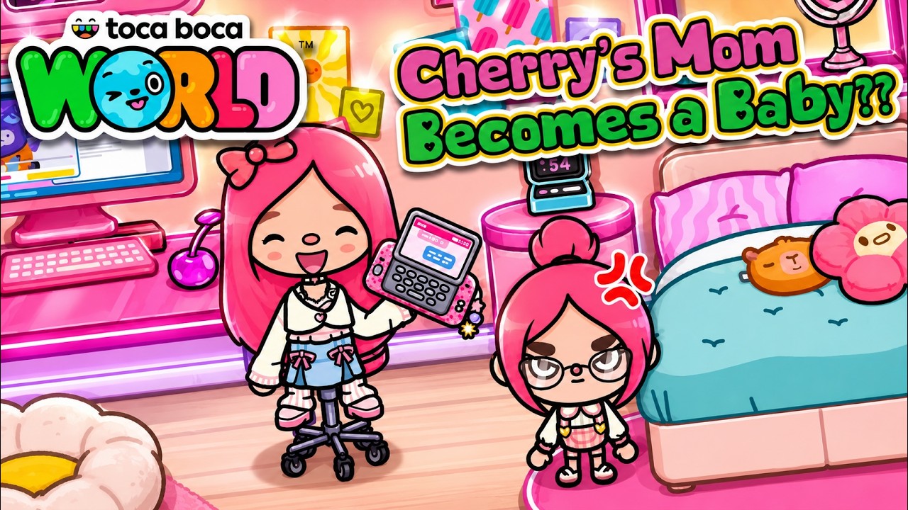 Cherry's Mom Becomes a Baby?? - Toca Life World