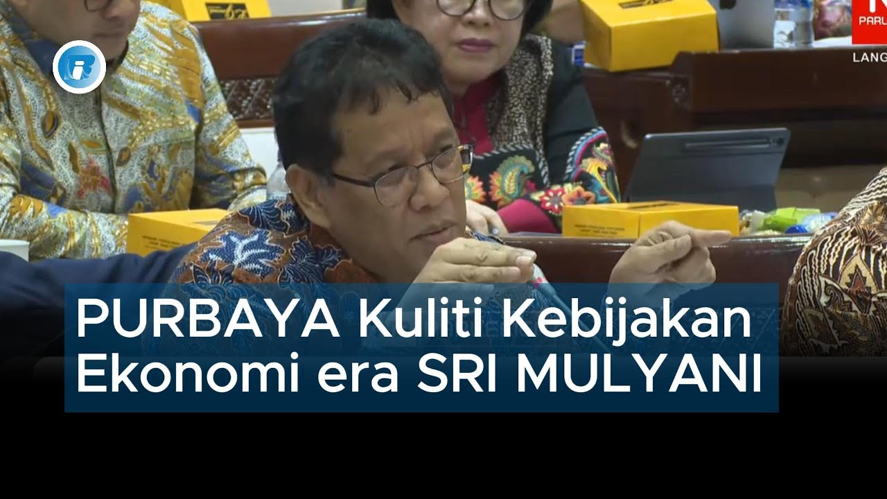 Purbaya Kuliti Kebijakan Ekonomi era Sri Mulyani Indrawati