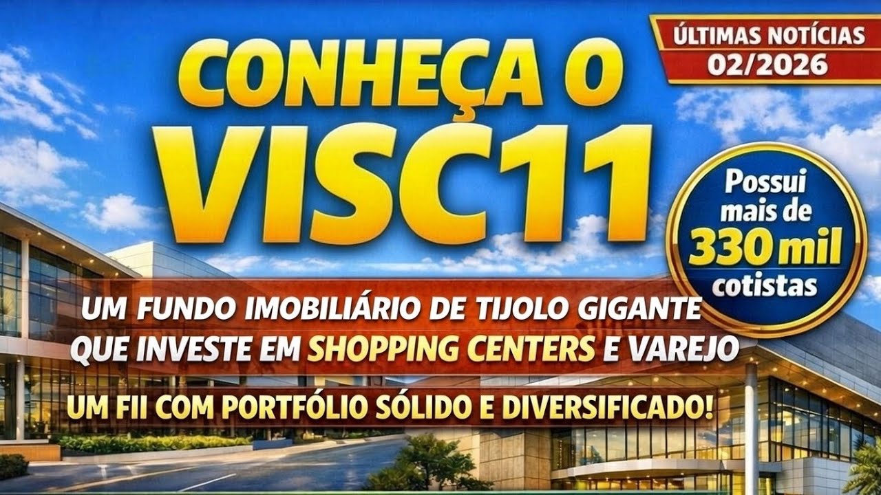 VISC11: Fundo Imobili&aacute;rio de Shopping Centers e Varejo - Entenda os riscos para 2026! (#fiis #b3)