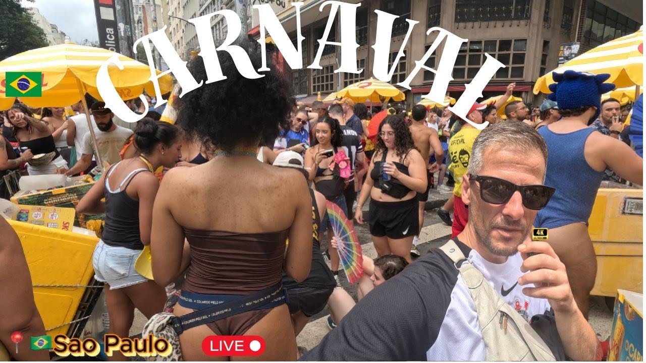 📍🇧🇷Карнавал в Сан-Паулу — это нечто! #карнавал #бразилия