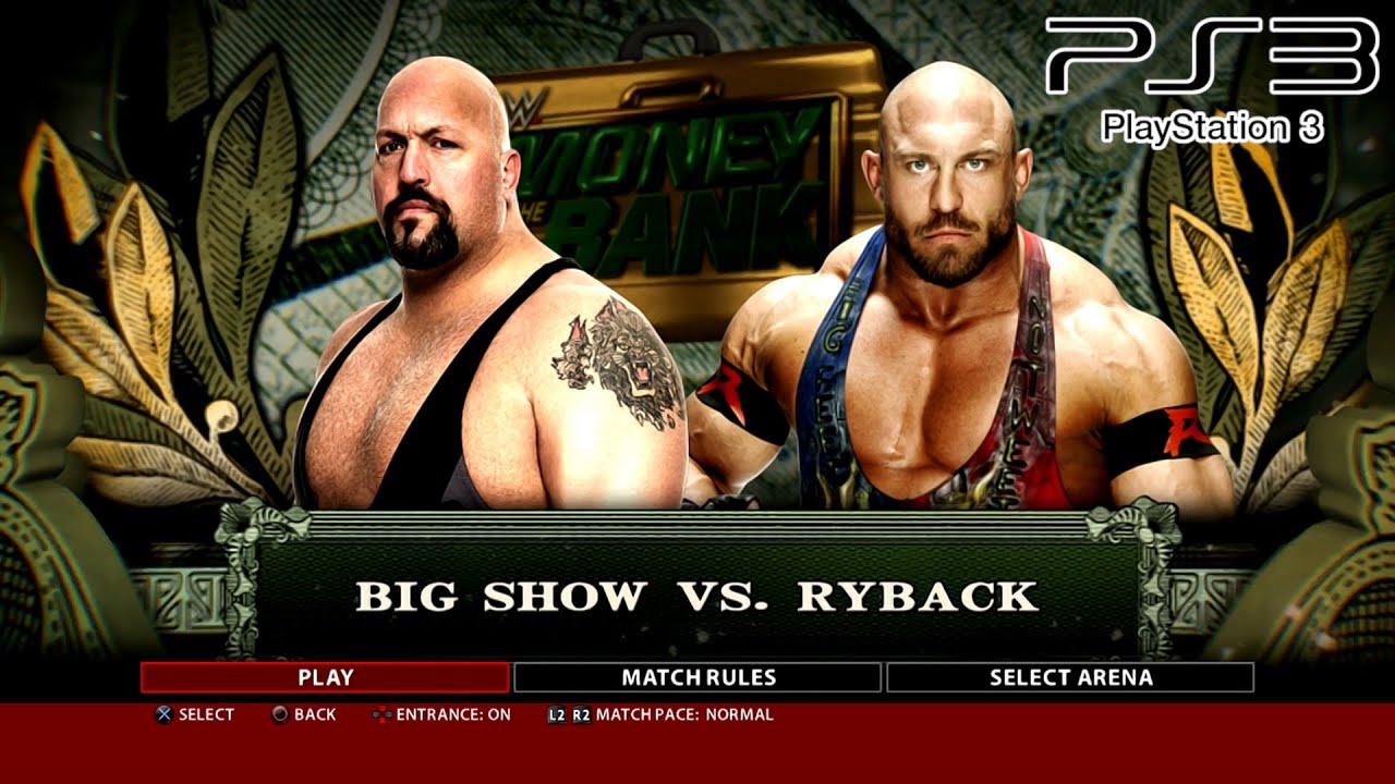 WWE 2K16 PS3 - Big Show VS Ryback - KO Match [2K][mClassic]