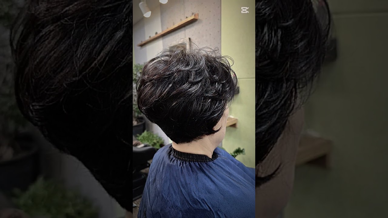 사모님숏컷 #여자 보브컷#중년여성 세련된 헤어 스타일#7080중년 여성 헤어스타일