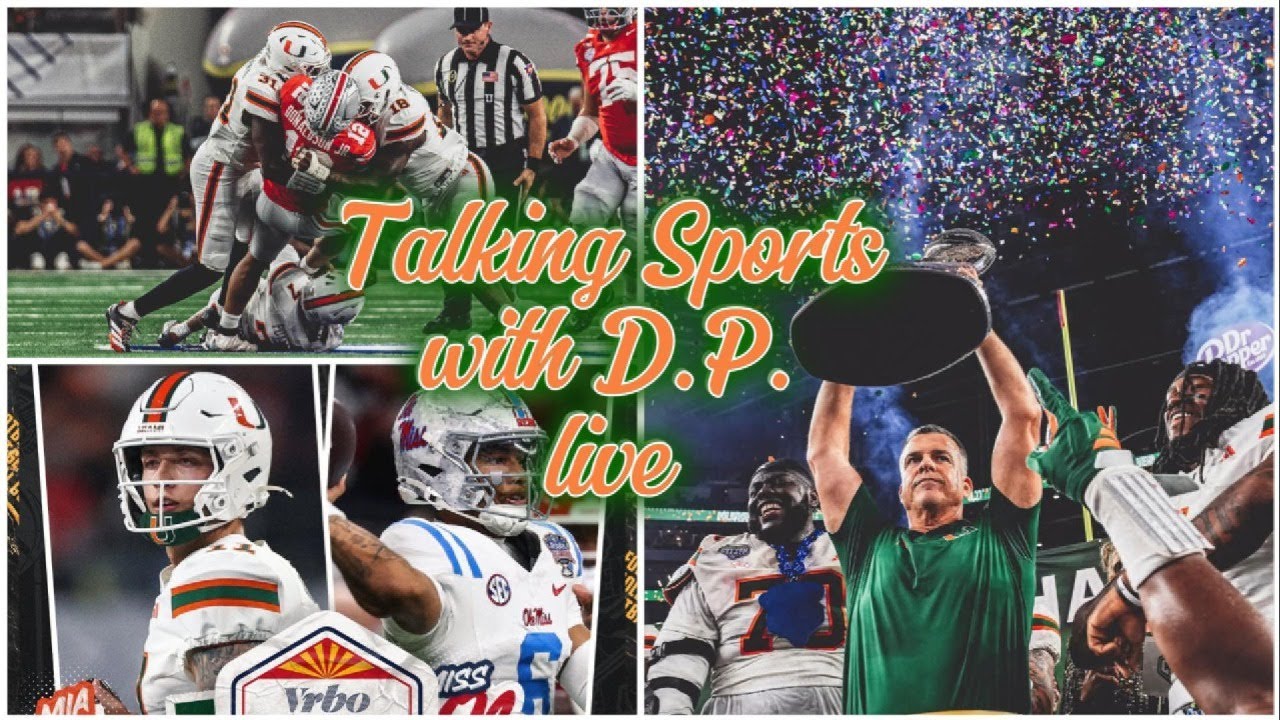 Miami does it Again 24-14 against Ohio St! Talking sports with D.p. live.