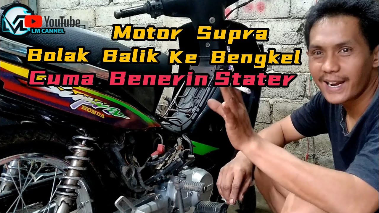 Cara mengatasi stater tangan pada supra tidak kuat