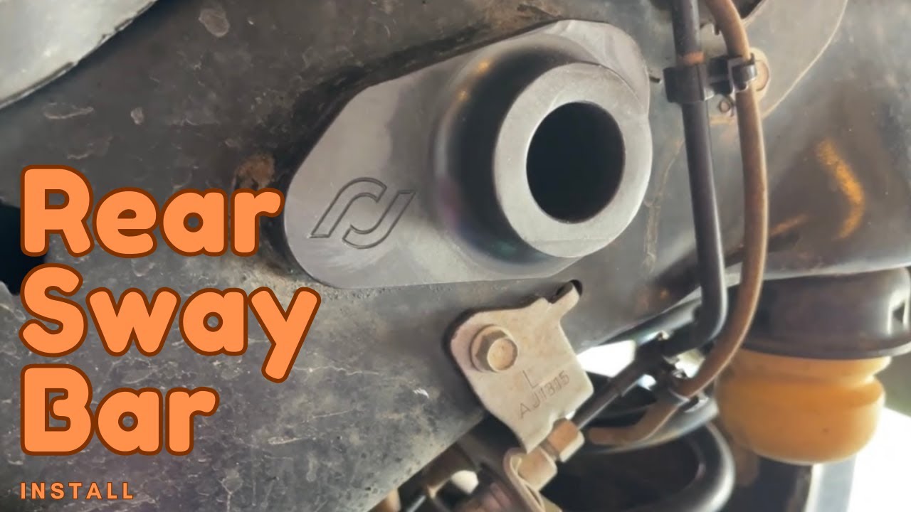 Rock Jock Rear Anti Sway Bar Install Jeep Wrangler JLU