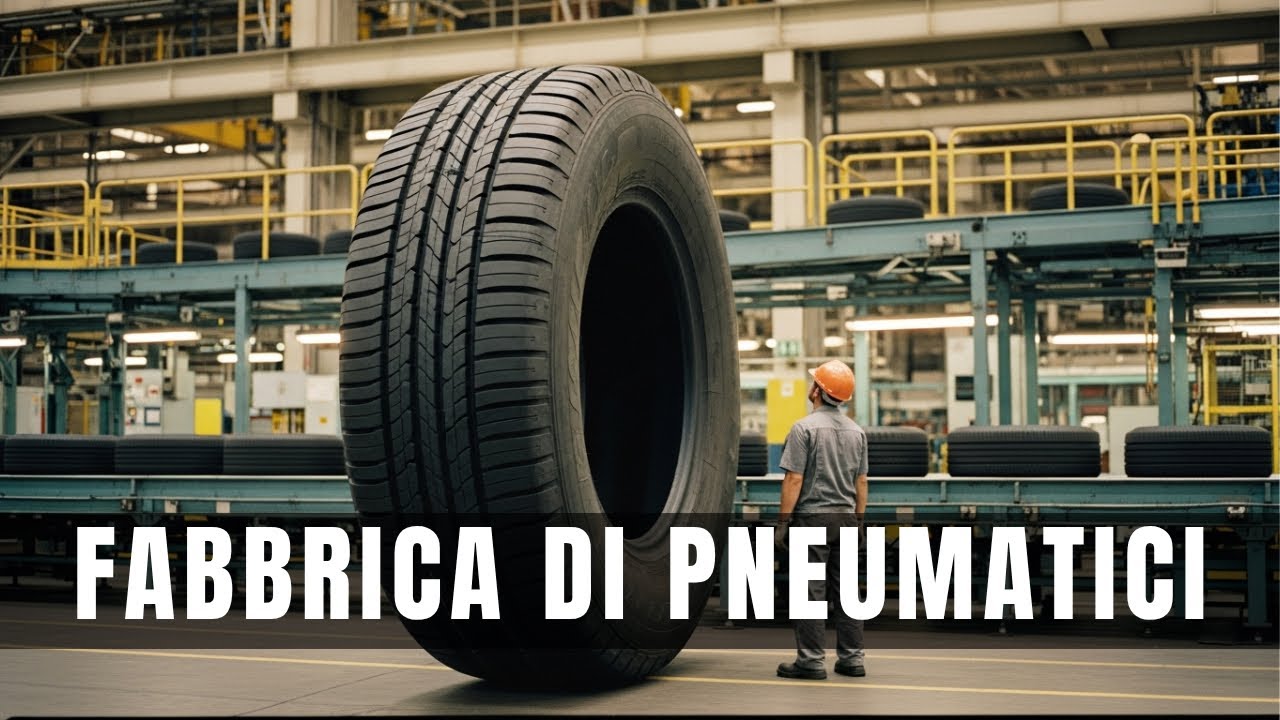 COME si FANNO gli PNEUMATICI delle AUTO con la GOMMA 🛞 | All’interno della FABBRICA di PNEUMATICI