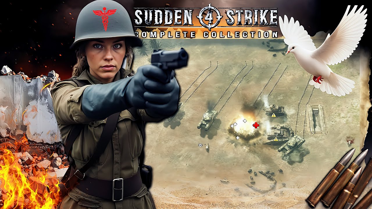 Sudden Strike 4 💣 Africa Desert War Schlacht um Die Mareth Linie Teil - 4 Abgeschlossen #Woodicgames