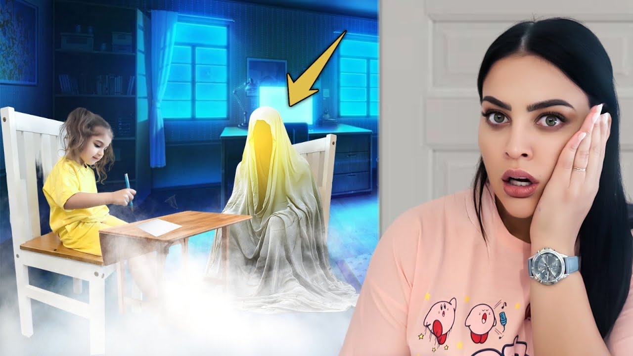 اكتشفنا شبح عايش بغرفة ميمي طلع يحكي معها خفنا كتير 😱