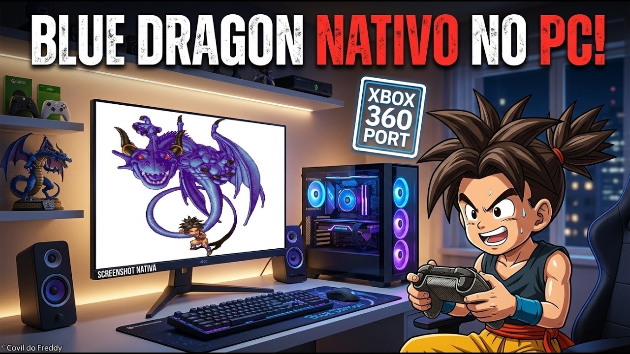 Adeus Emulador? Blue Dragon do Xbox 360 Recompilado para PC!
