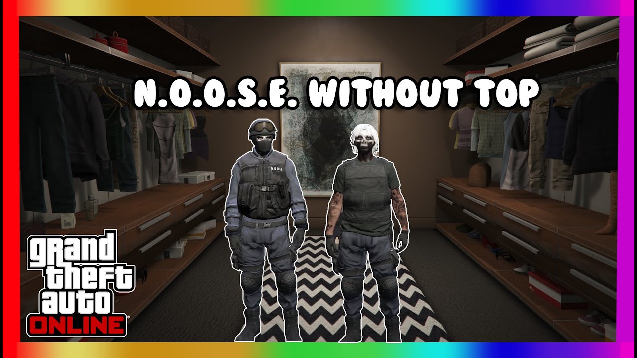 HOW TO REMOVE TOP WITH OUTFIT N.O.O.S.E | GTA ONLINE