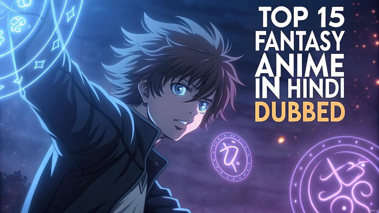 Top Fantasy Anime in Hindi Dubbed You Must Watch | Best Adventure and Magic Series 2025