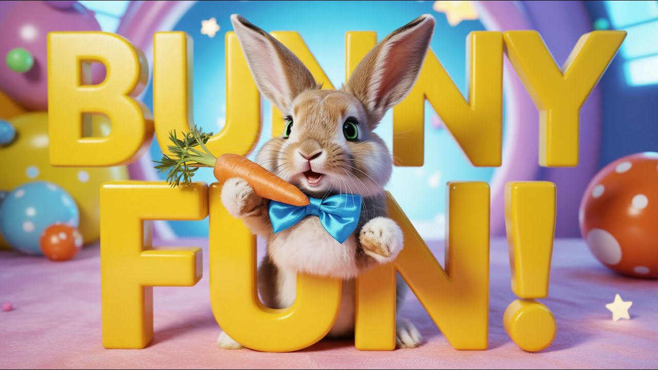 Bunny Songs Kids English | Funny Rabbit Nursery Rhymes and Bunny Dance for Learning Fun