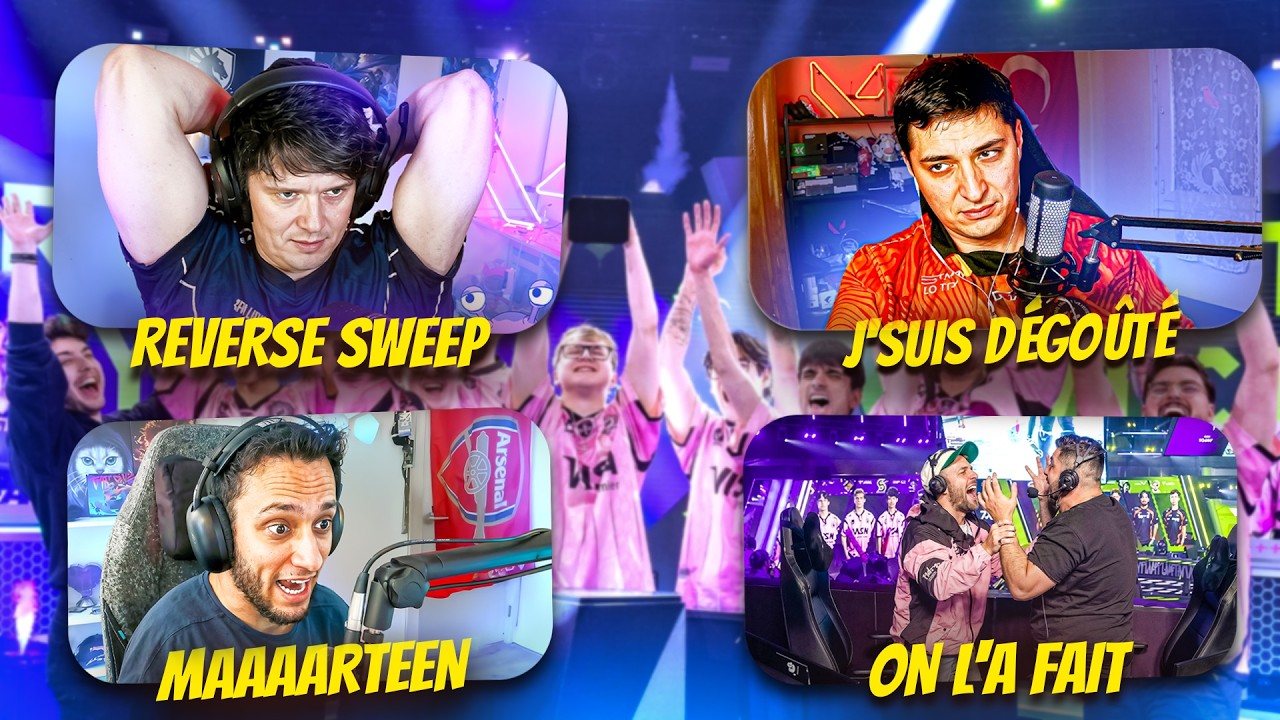 Streamers Reacts: Insane reverse sweep Gentle Mates vs Fnatic | Masters Santiago Qualifier