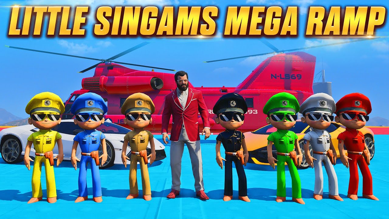 Little singam Ramp Challenge 🎉🥳#gta5telugu #gta5ramp  #rampageboy #gta5 #bommalu #it'srampage