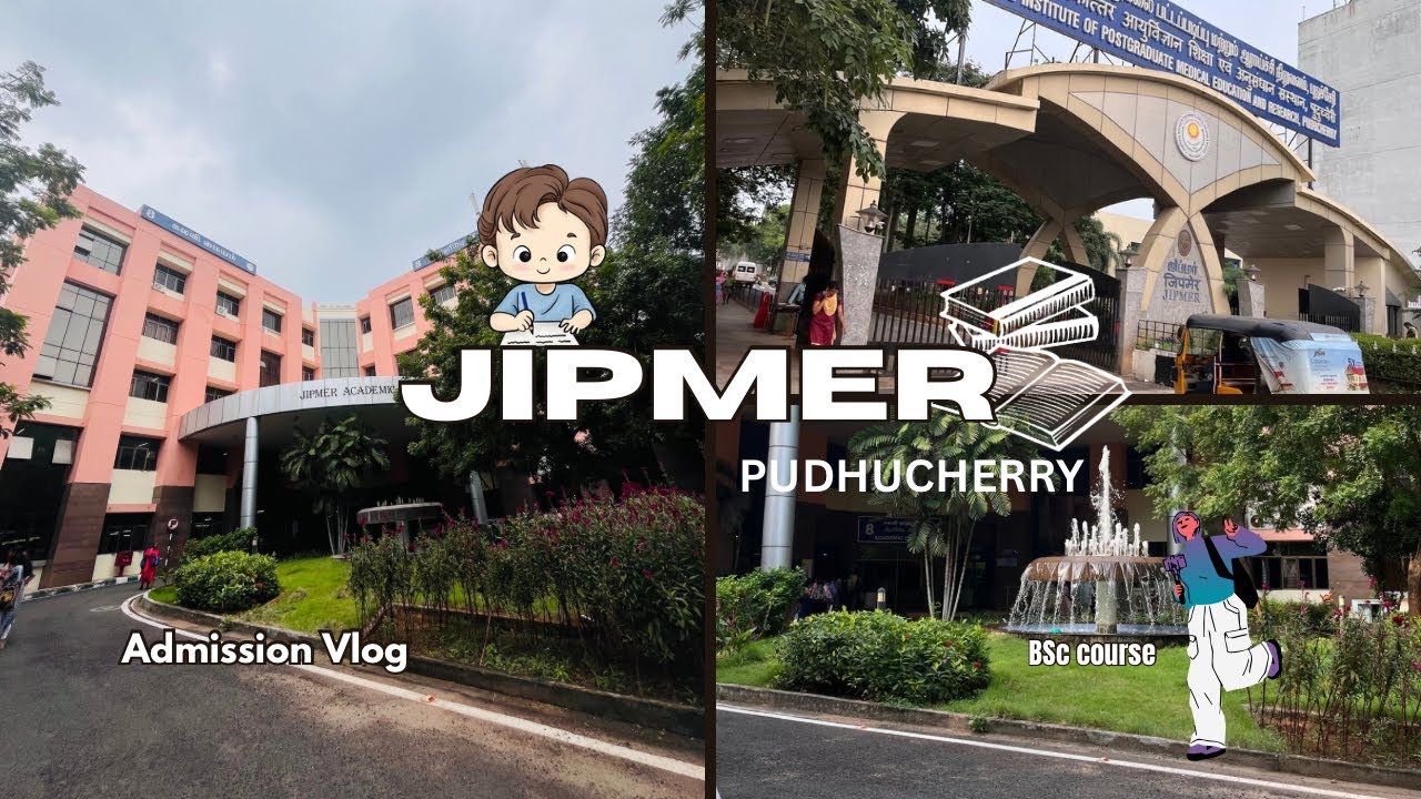 Jipmer Bsc Admission Vlog | 🍓
