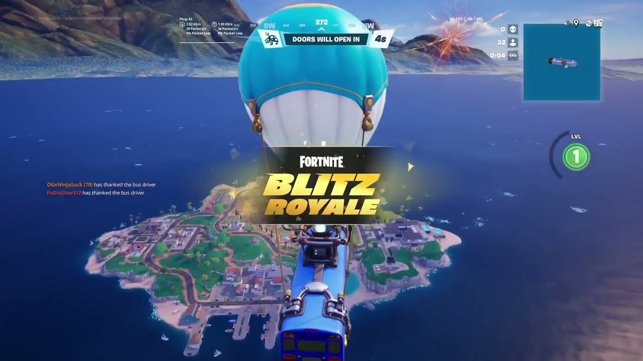 Fortnite most in game win in blitz 