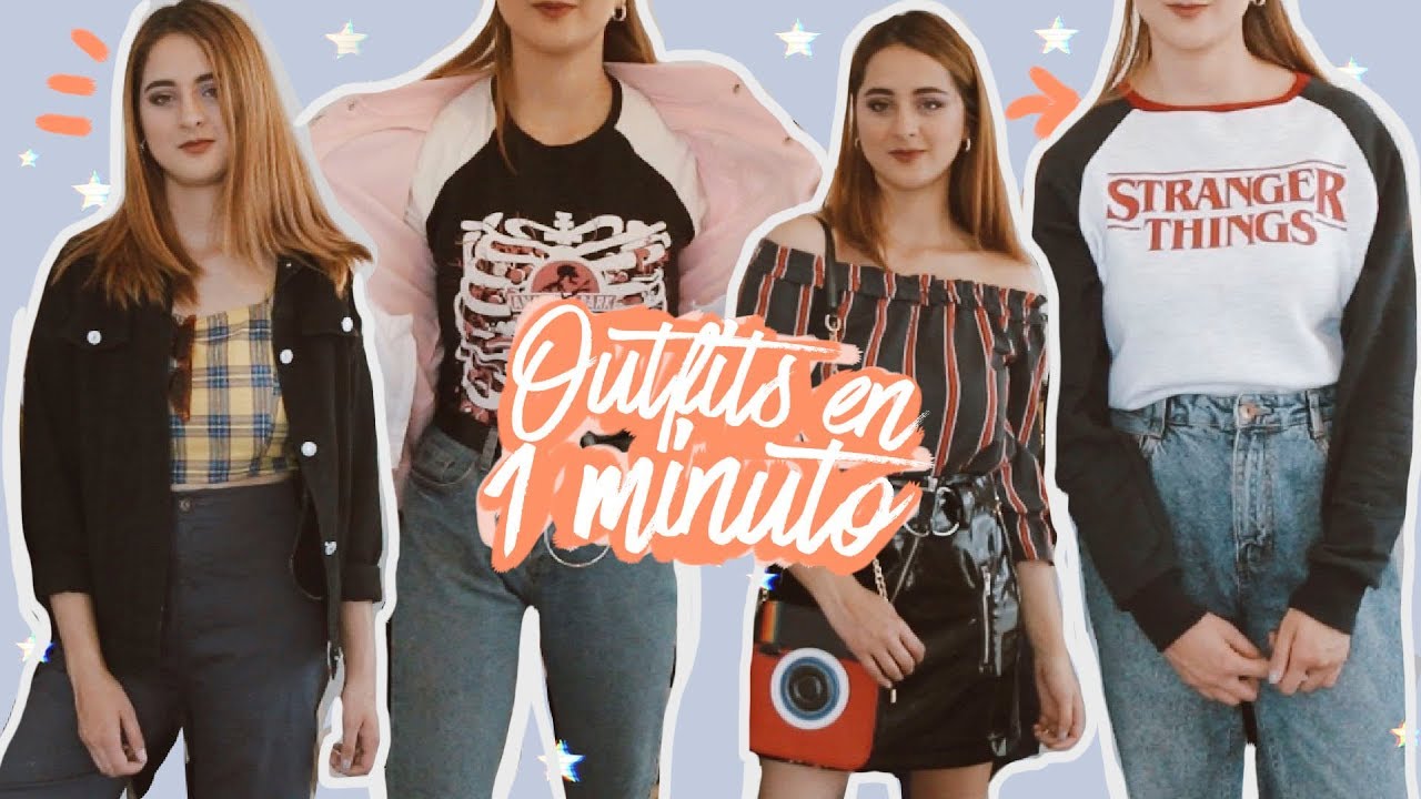 CREANDO OUTFITS EN 1 MINUTO/ 8 outfits express