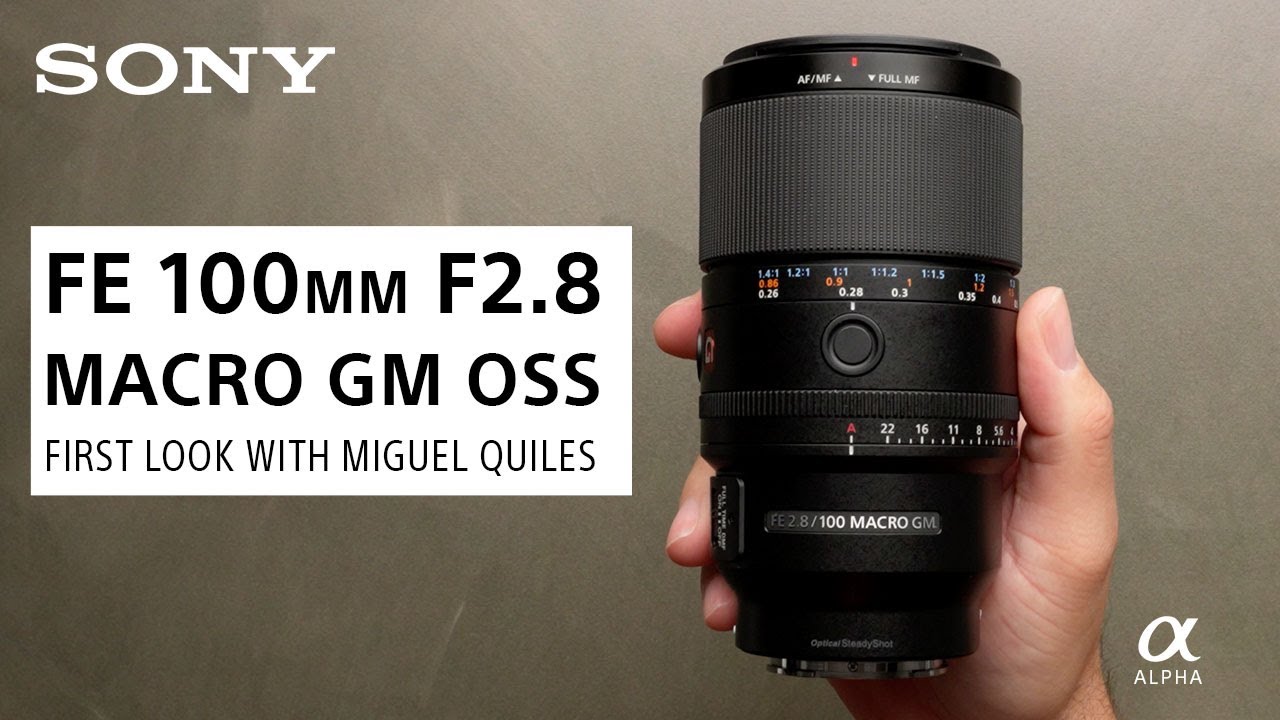FE 100mm F2.8 Macro G Master OSS First Look with Miguel Quiles