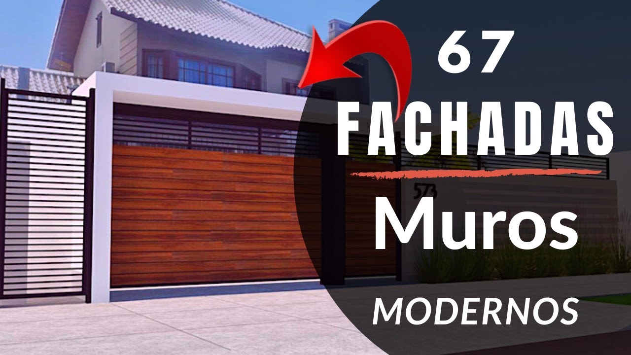 🧧 Prepare-se para se Surpreender: 67 Espetaculares Fachadas de Muros em Casas Modernas!