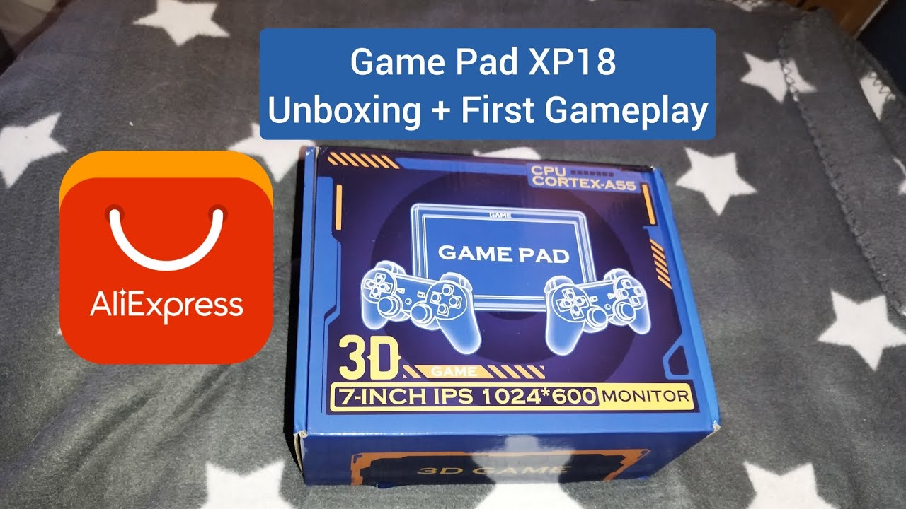 Game Pad XP18 - Unboxing + First Gameplay 