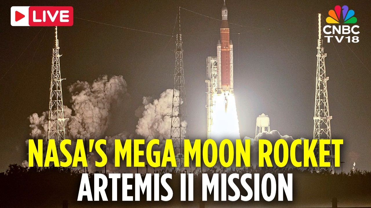 NASA Artemis LIVE: Artemis II Rocket Rolled Out To The Launch Pad | Artemis Moon Rocket Launch |N18G