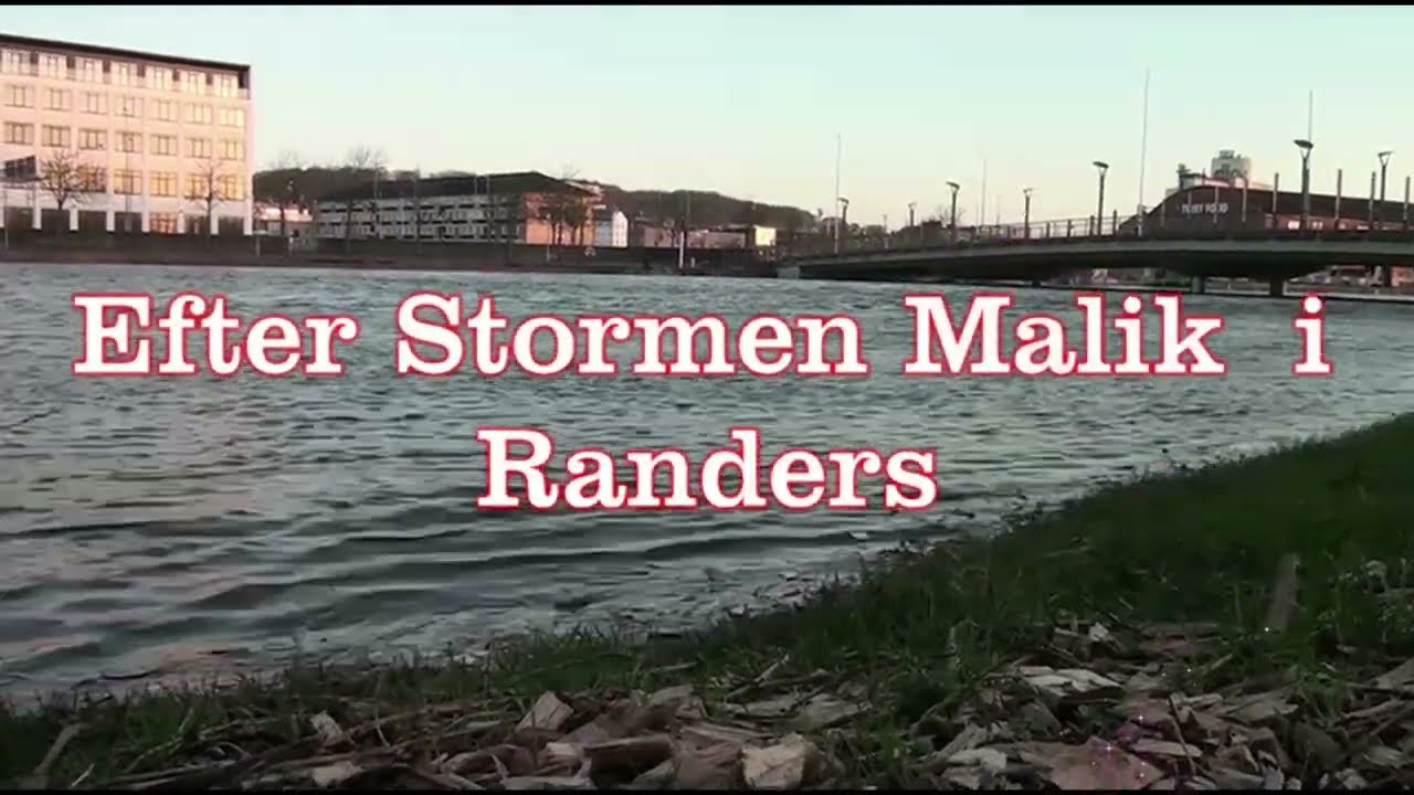 stormen Malik - randers