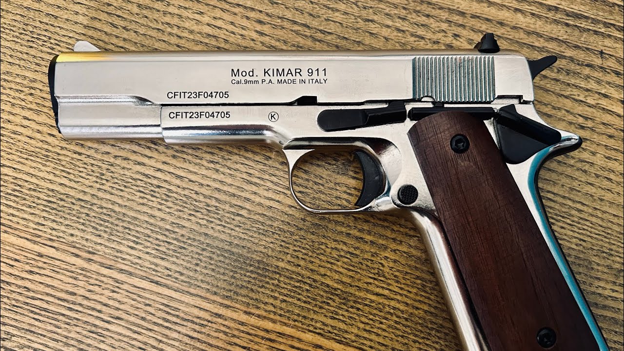 Le fameux #1911  de chez Kimar 9mm PAK fournit par Hammergard sur Naturabuy