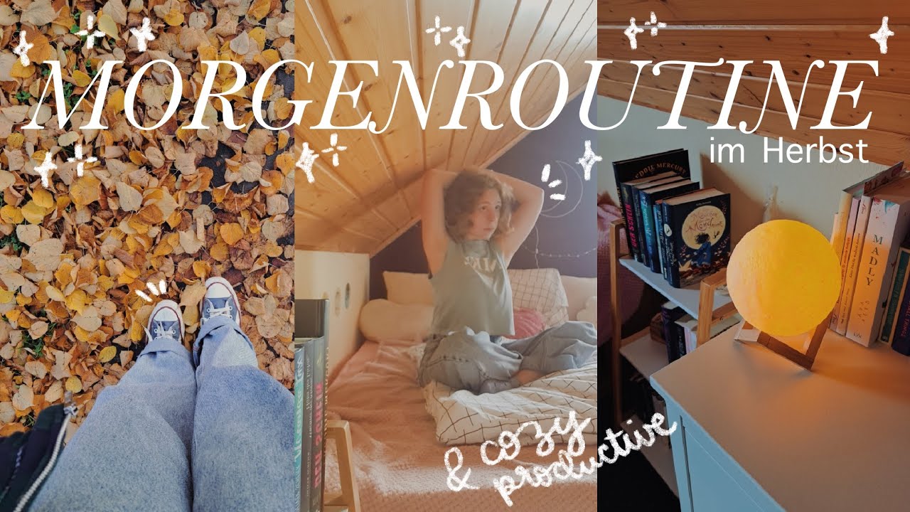 Morgenroutine IM HERBST | ☁️🌅 2022 Edition - Kaffee kochen, Make-up Routine, Spaziergang & mehr
