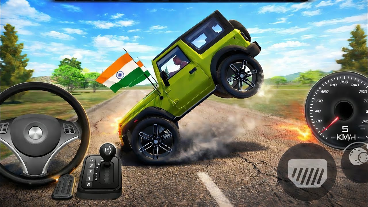 Modified Mahindra Thar Car Games: Indian Cars (Gadi Wala Game) - Car Game Android Gameplay 2026