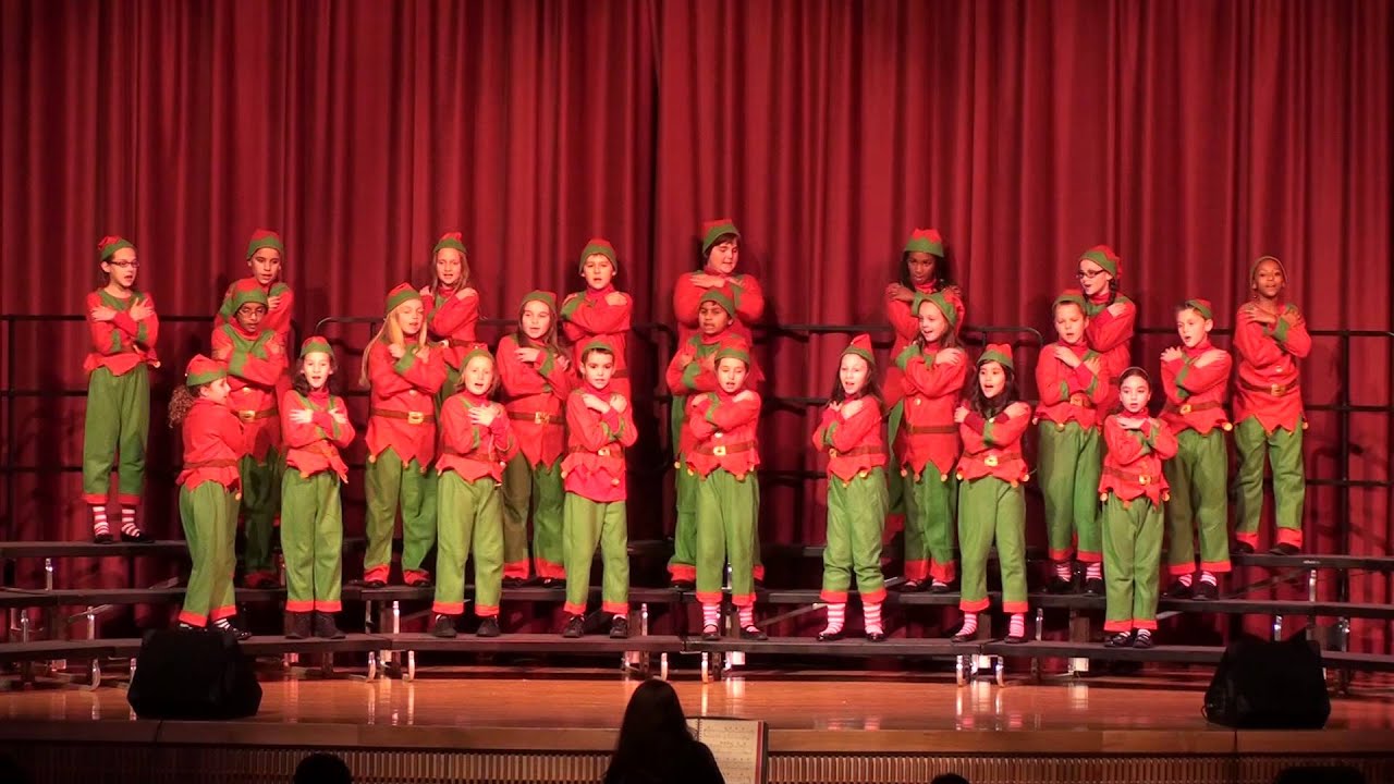Mountain View Elementary School Show Choir Performs Let It Snow