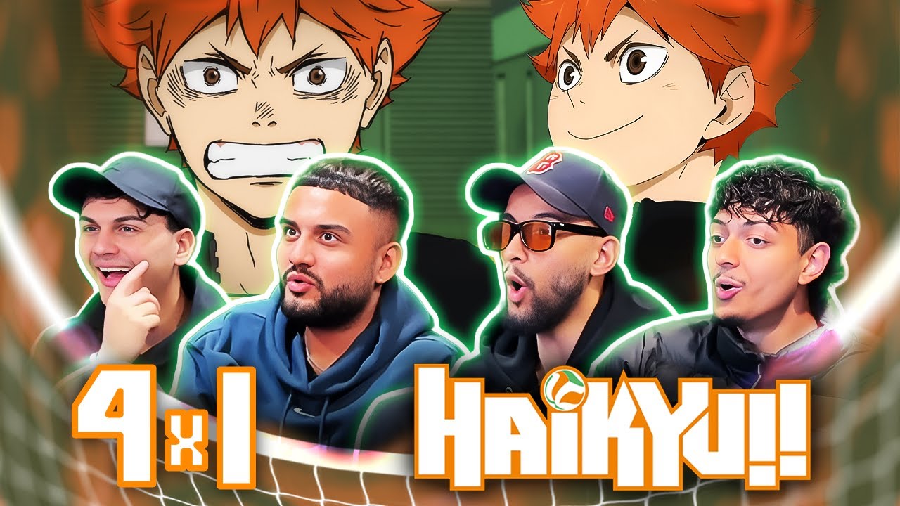 HINATA IS A MENACE!! 🤣 | BROTHERS watch Haikyuu!! 4x1 