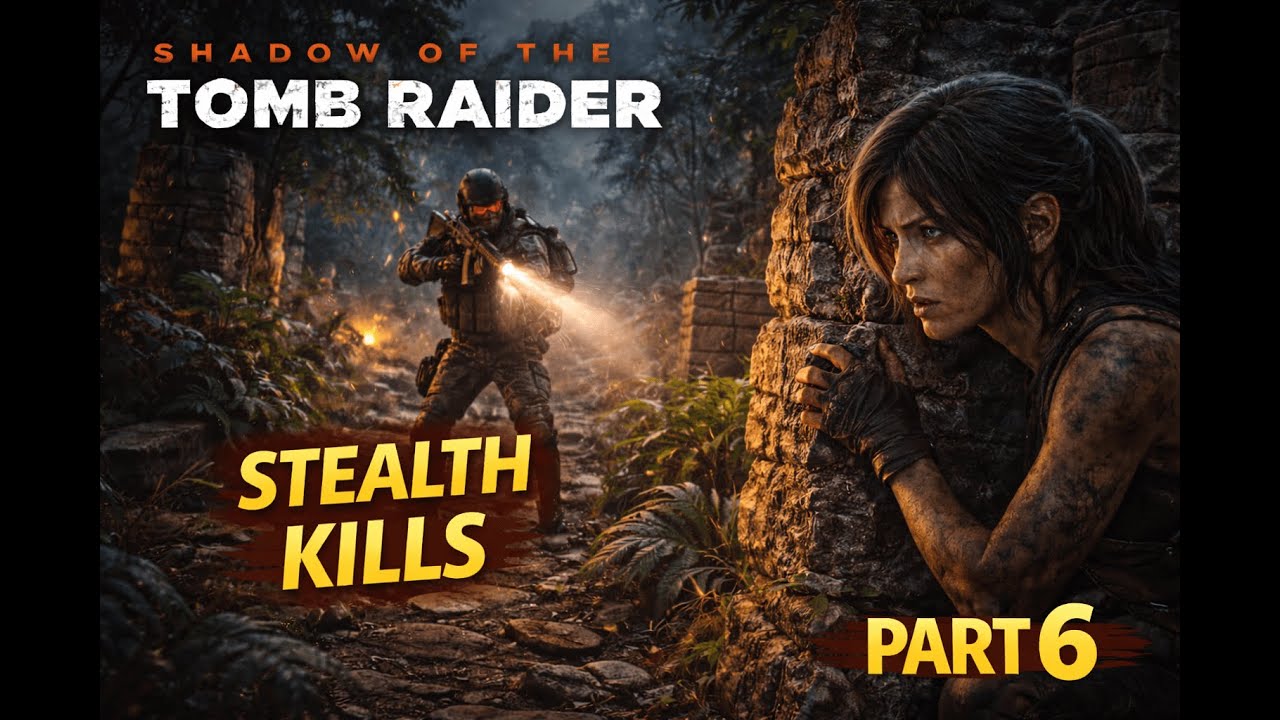 Shadow of the Tomb Raider 4K Gameplay in Hindi | Full Story Walkthrough Part 6 (PS5)