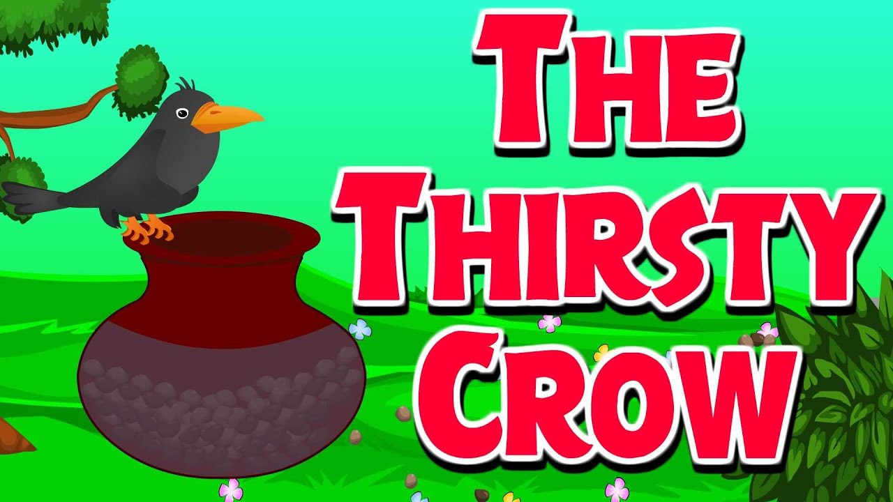 Thirsty Crow Story in English | Moral stories for Kids