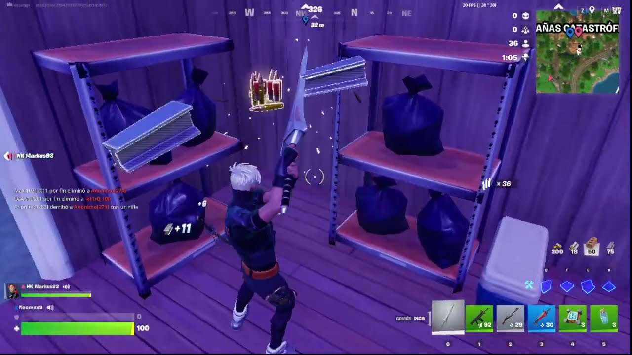 viciando FORTNITE