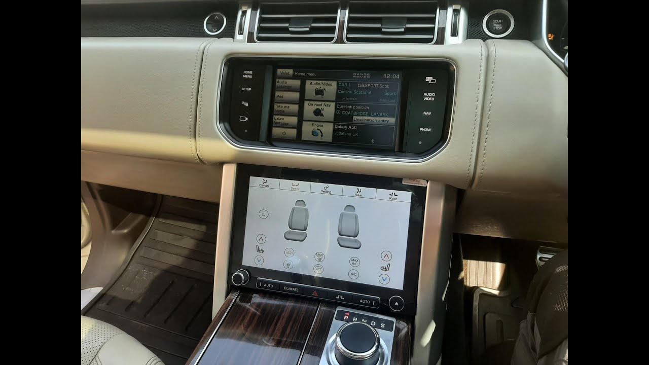 Модернизация панели кондиционера Range Rover L405