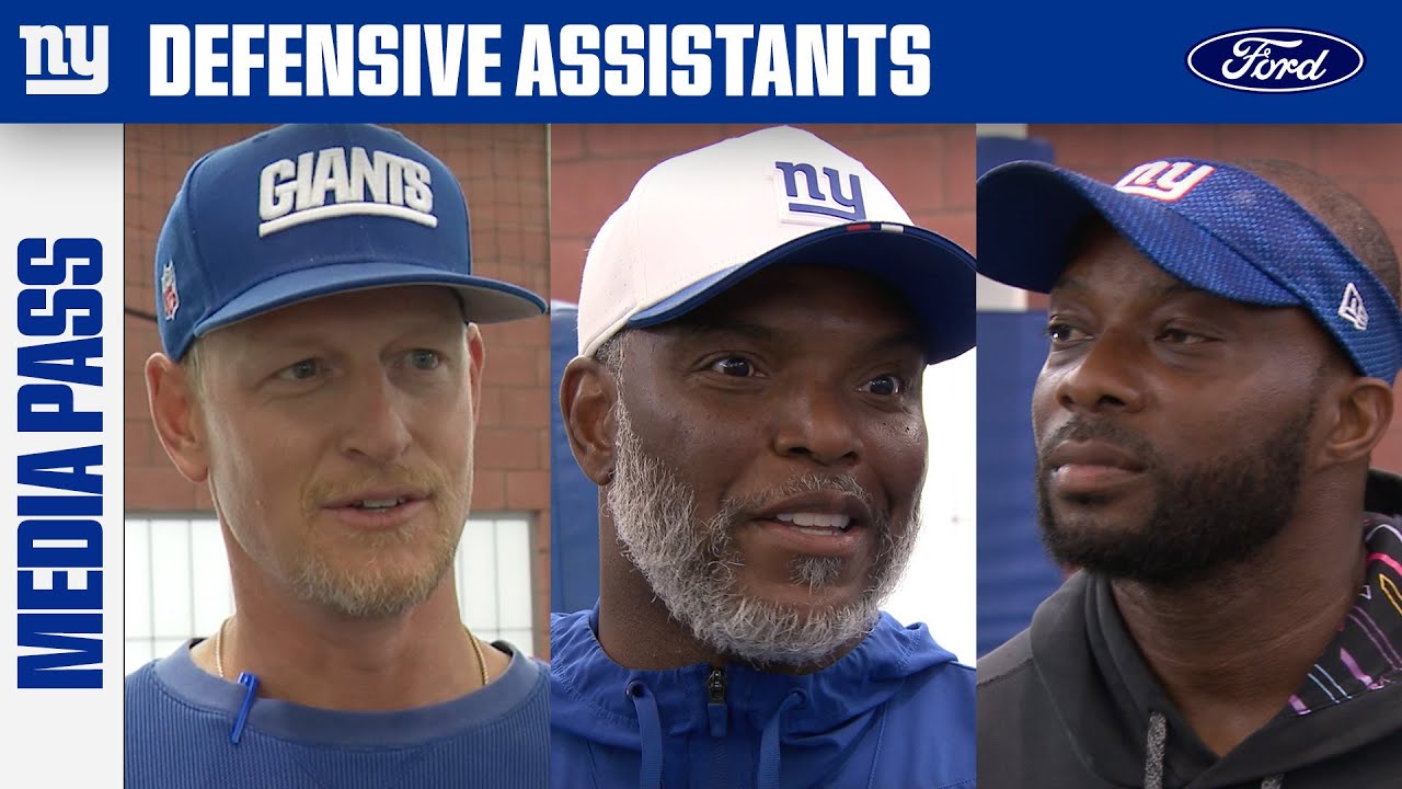 Defensive Assistant Coaches Address the Media | New York Giants