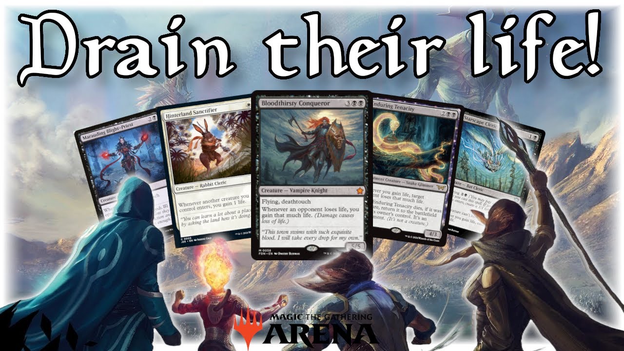 Magic: The Gathering Arena | This infinite combo is BRUTAL! Bloodthirsty Conqueror drains life.