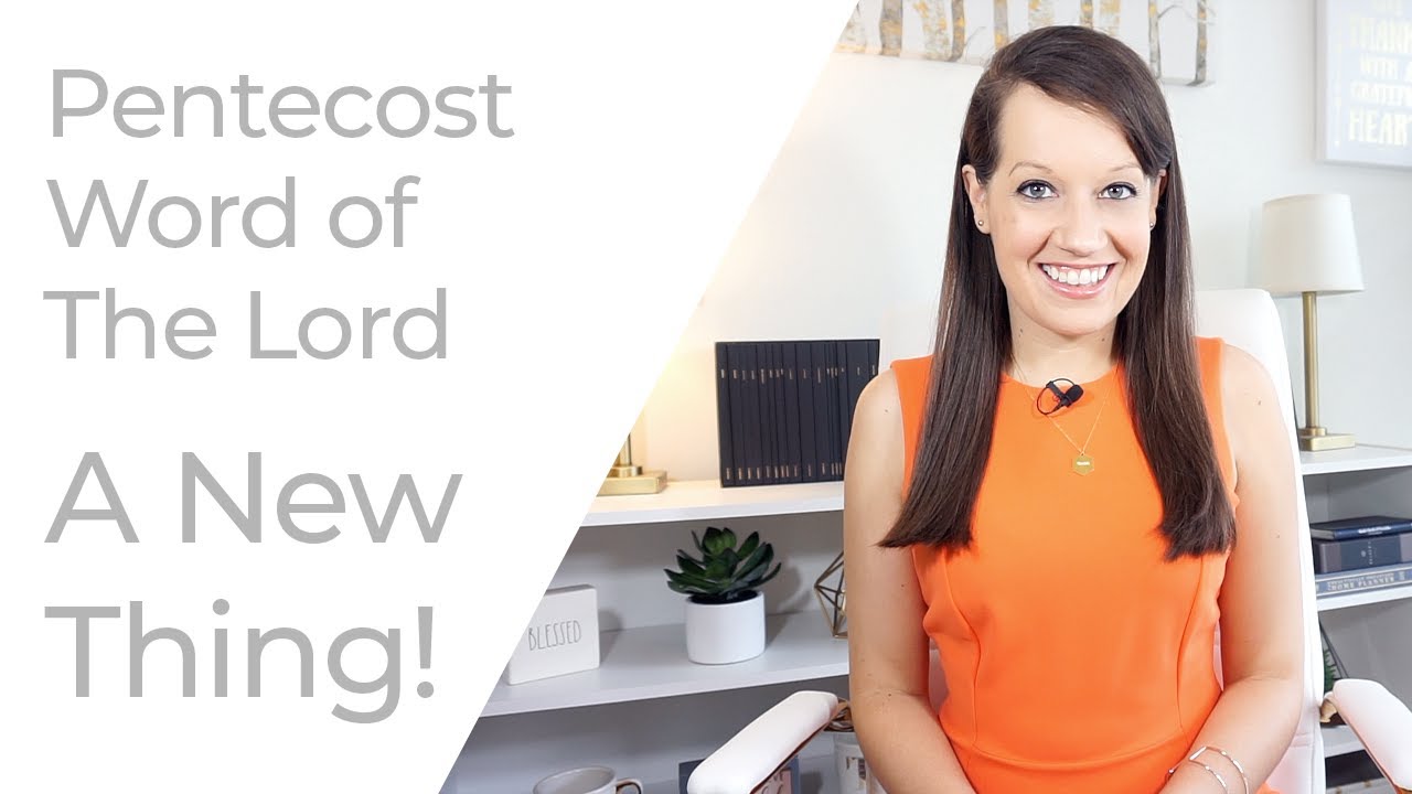 Prophetic Word for Pentecost and Shavuot ( A New Thing)