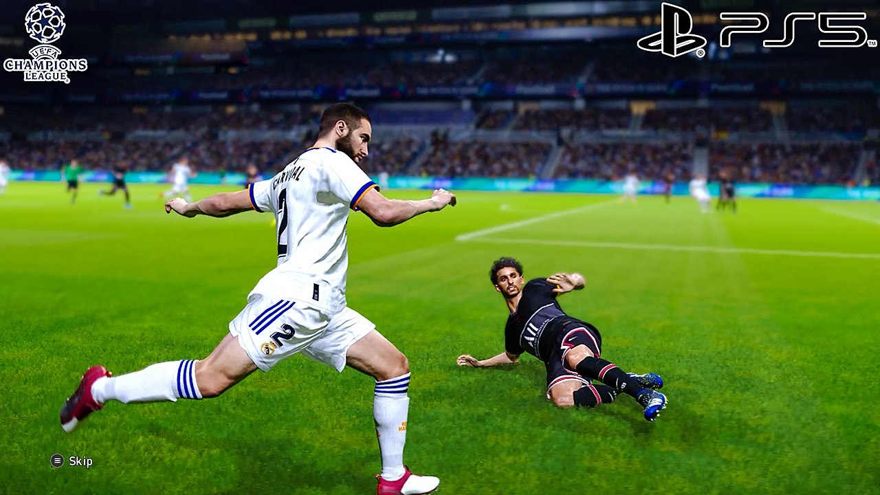 Real Madrid vs Paris Saint Germain - UEFA Champions League Round 16 | Gameplay & Full match | PS5