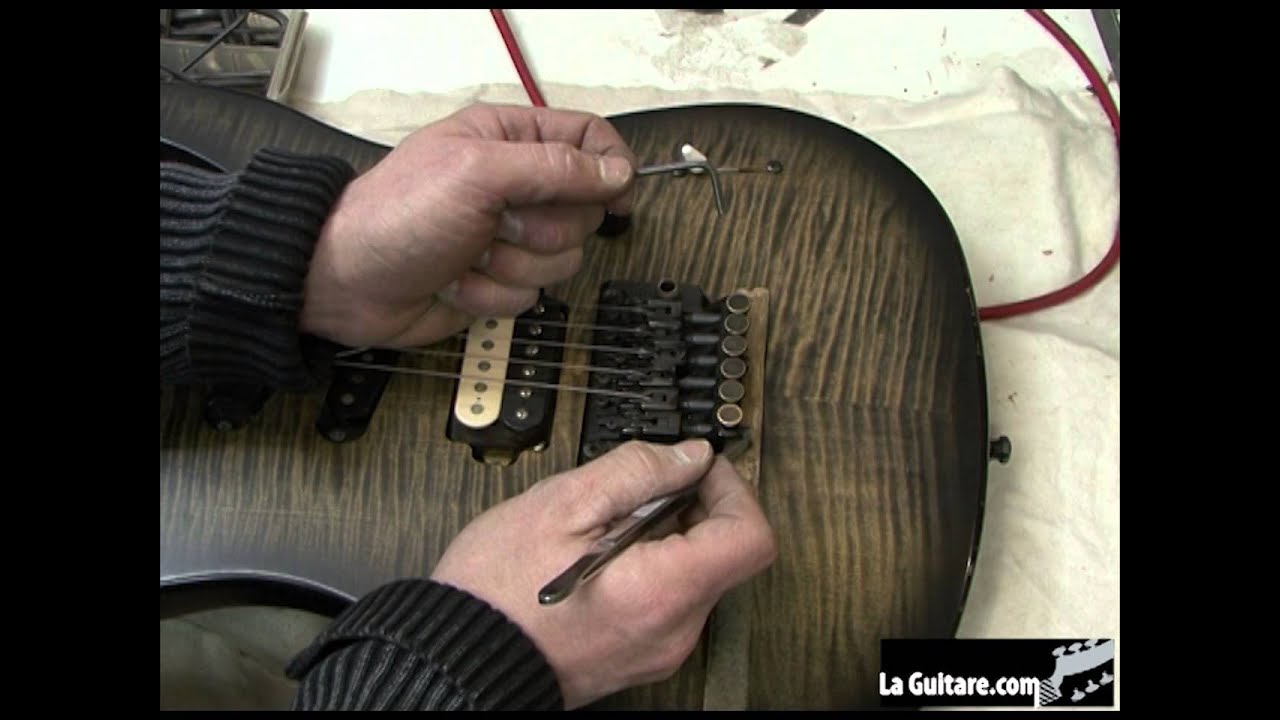Changer les cordes de sa guitare électrique équipée d'un floyd - par Didier Duboscq