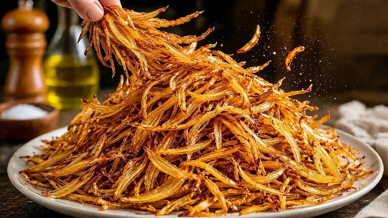 Zwiebel, die alle verr&uuml;ckt macht! Dieses Rezept kennt keiner! Super Knusprige Zwiebel!
