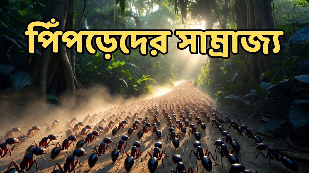 যে পিঁপড়াদের সামনে কেউ নিরাপদ নয়। বনের সবচেয়ে ভয়ংকর সেনাবাহিনী। পার্ট ৩।