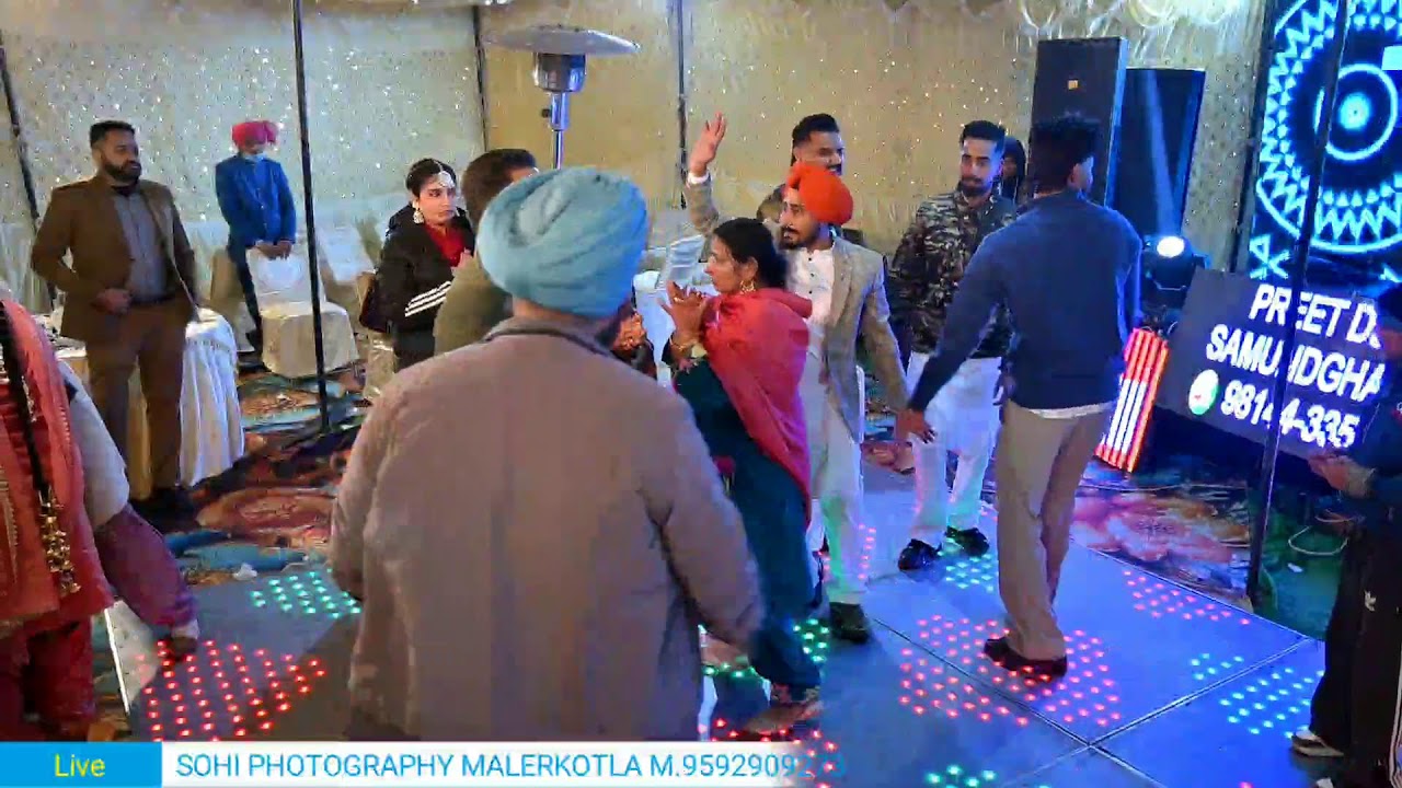 Live DJ Manjinder weds Shama Shivagni !! SOHI PHOTOGRAPHY MALERKOTLAM.95929-09273